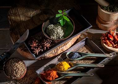 spices selection