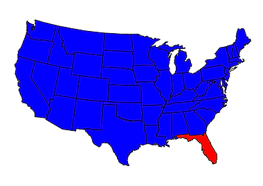 State of Florida Location