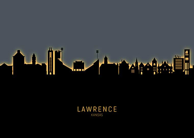 Lawrence Skyline Kansas