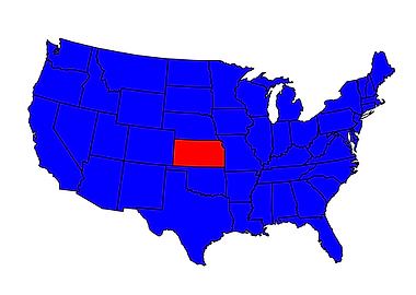 State of Kansas Location