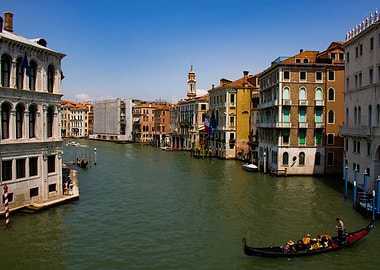 Gondola in Grand Canal