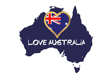 Love Australia Silhouette