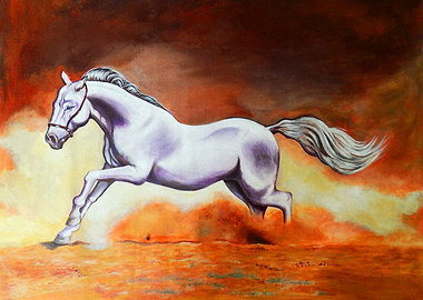 RUNNING HORSE