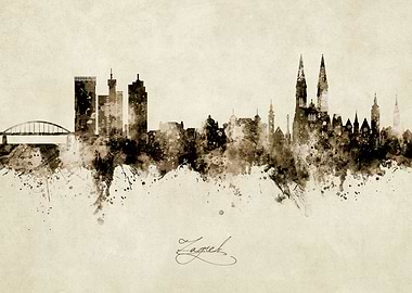 Zagreb Skyline Croatia