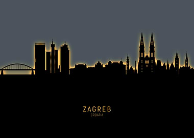 Zagreb Skyline Croatia
