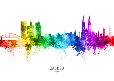 Zagreb Skyline Croatia