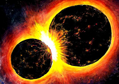 Neutron stars colliding