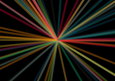 Universe Colorful Lines