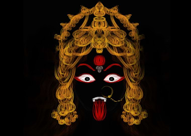 Maa kali digital painting