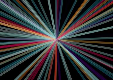 Universe Colorful Lines