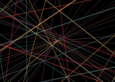 Universe Colorful Lines