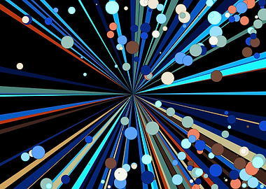 Universe Colorful Lines