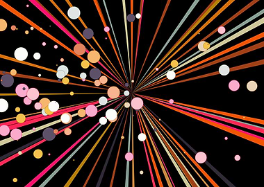 Universe Colorful Lines