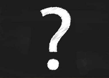 Question Mark Blackboard