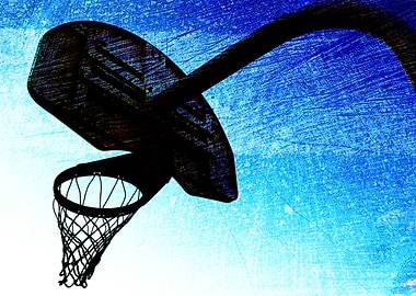 Basketball art print 23