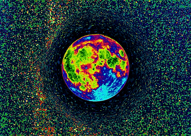 Moon Lens Distortion