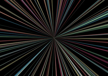 Universe Colorful Lines