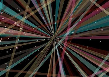 Universe Colorful Lines