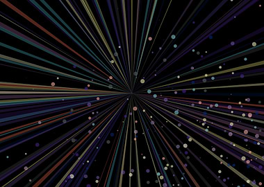 Universe Colorful Lines