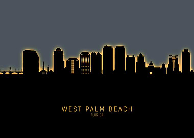 West Palm Beach Skyline