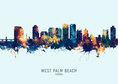 West Palm Beach Skyline