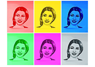 Pop Art style portraits
