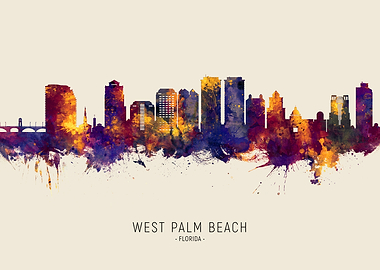 West Palm Beach Skyline