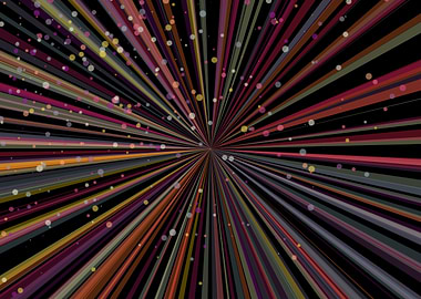 Universe Colorful Lines