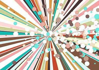 Universe Colorful Lines