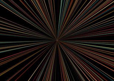 Universe Colorful Lines