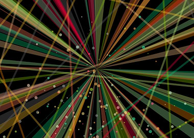 Universe Colorful Lines