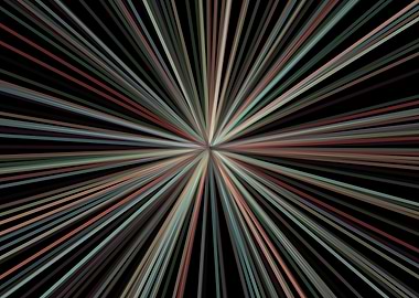 Universe Colorful Lines