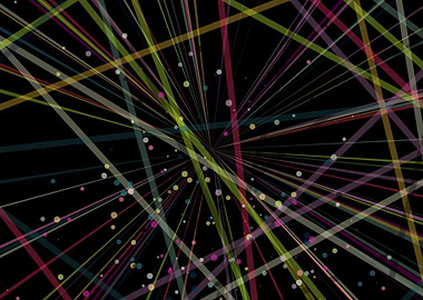 Universe Colorful Lines