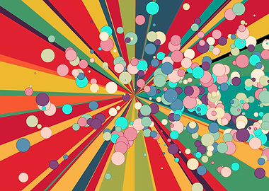 Universe Colorful Lines