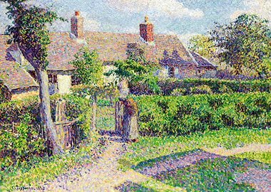 Pissarro Peasant House