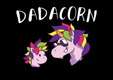 Dadacorn Unicorn Dad