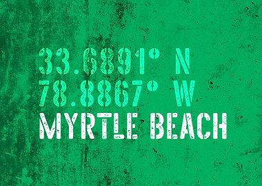 Myrtle Beach Coordinanates