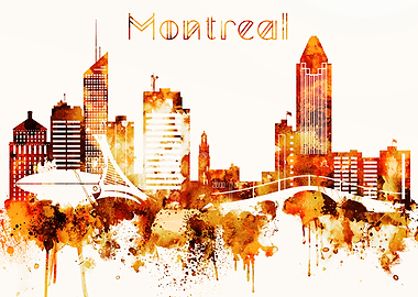 Montreal Canada Skyline