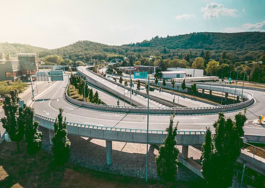 Two Level Road Interchange