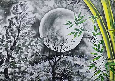 BAMBOO AND THE MOON