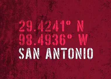San Antonio Coordinates