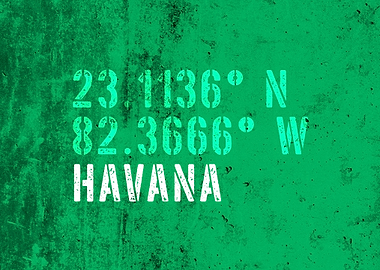 Havana City Coordinates