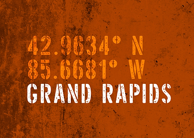 Grand Rapids Coordinates