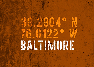 Baltimore City Coordinates