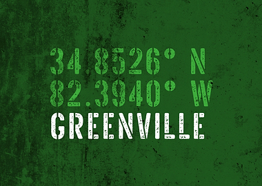 Greenville City Coordinate