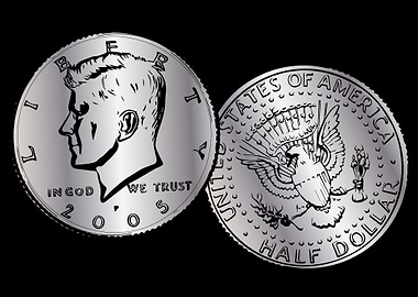 US Half Dollar Coin