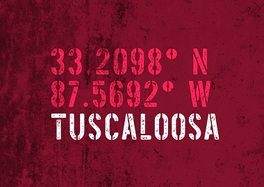 Tuscaloosa Coordinates