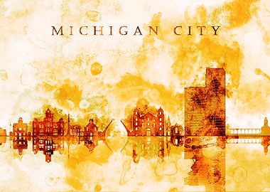Michigan City Skyline