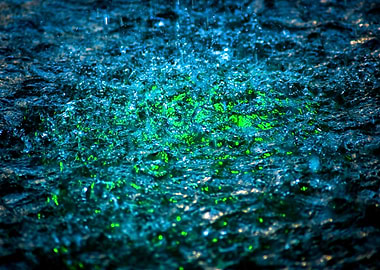 Water Color Green