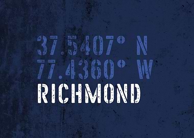 Richmond City Coordinates